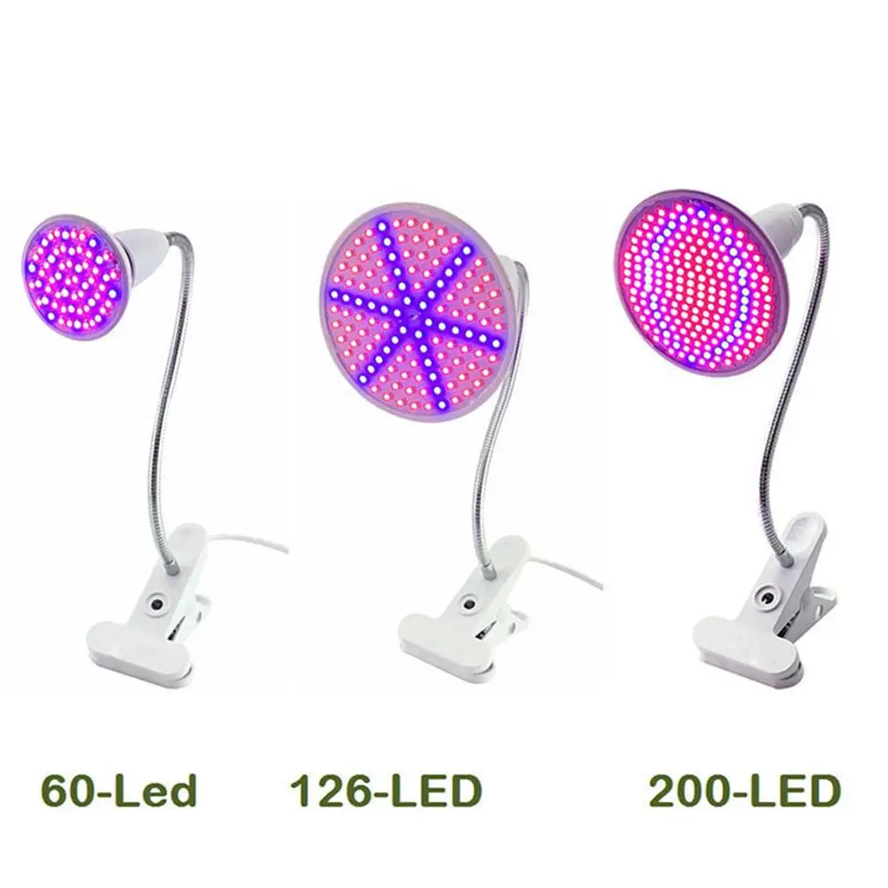 Фитолампа полного спектра E27 для выращивания растений светодиодсветильник лампа