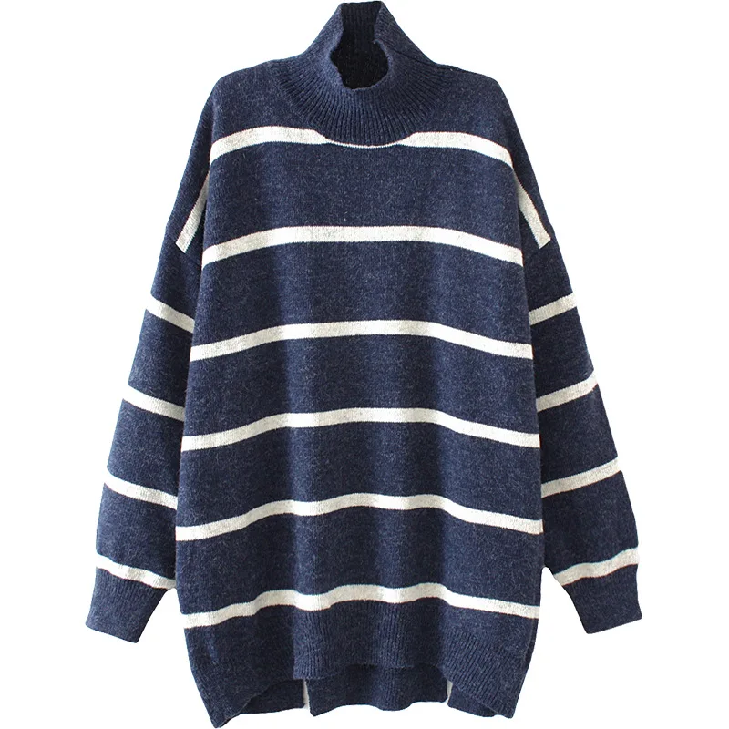 Повседневные женские свитера размера плюс Осень-зима 2019 Модные свободные