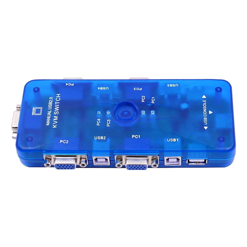 4 Порты и разъёмы Usb 2 0 Kvm переключатель In 1 Out 1920x1440 Vga SVGA разделитель поля для