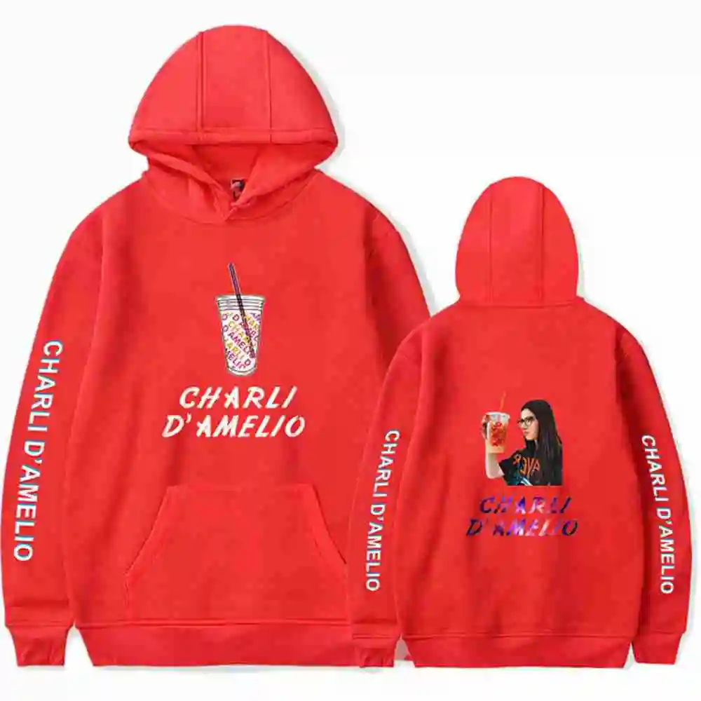 

Inspired By Cosplay Charli D'Amelio Hoodie Oil Painting Printing Hoodie for Men's / Women's