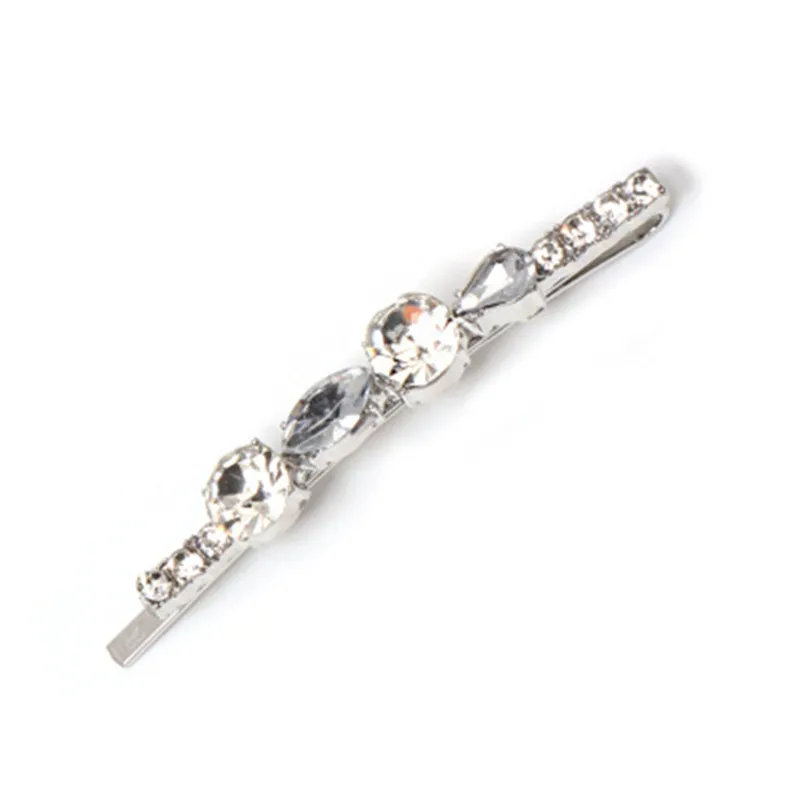 Женские заколки для волос корейский стиль ручная работа белый циркон стразы