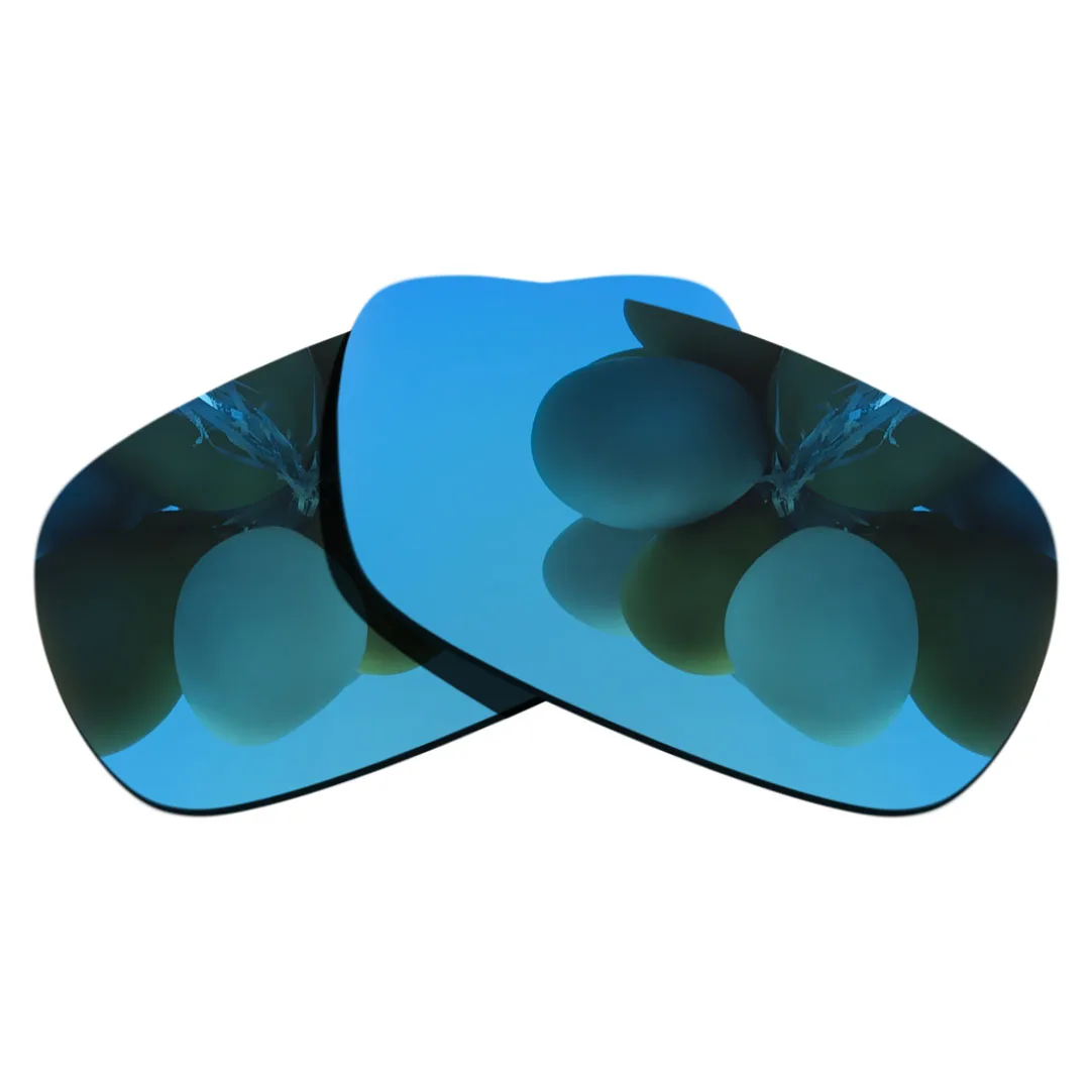 

Поляризованные Сменные линзы для-Oakley Crosshair 2,0, оправа для солнцезащитных очков, реальное цветной зеркальный покрытие, синие варианты