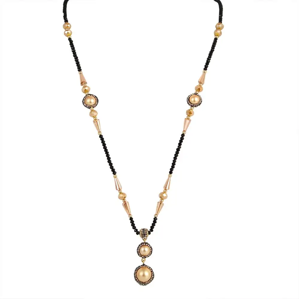 Женская Длинная цепочка на свитер очаровательные украшения ручной работы