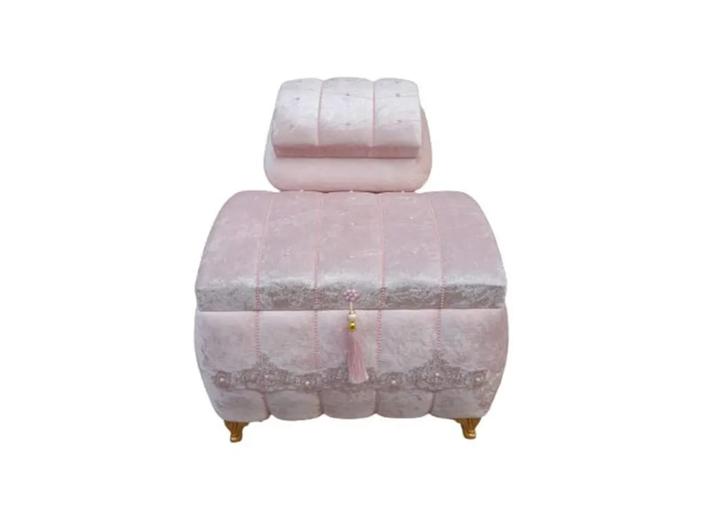 

Serena Storage Trunk and Chest Luxury Stone Tasseled 2 pieces Dowry Powder