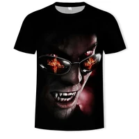 hi buddy can you face the fear head on summer mens and childrens clothing loose and comfortable short sleeved 3dt shirt