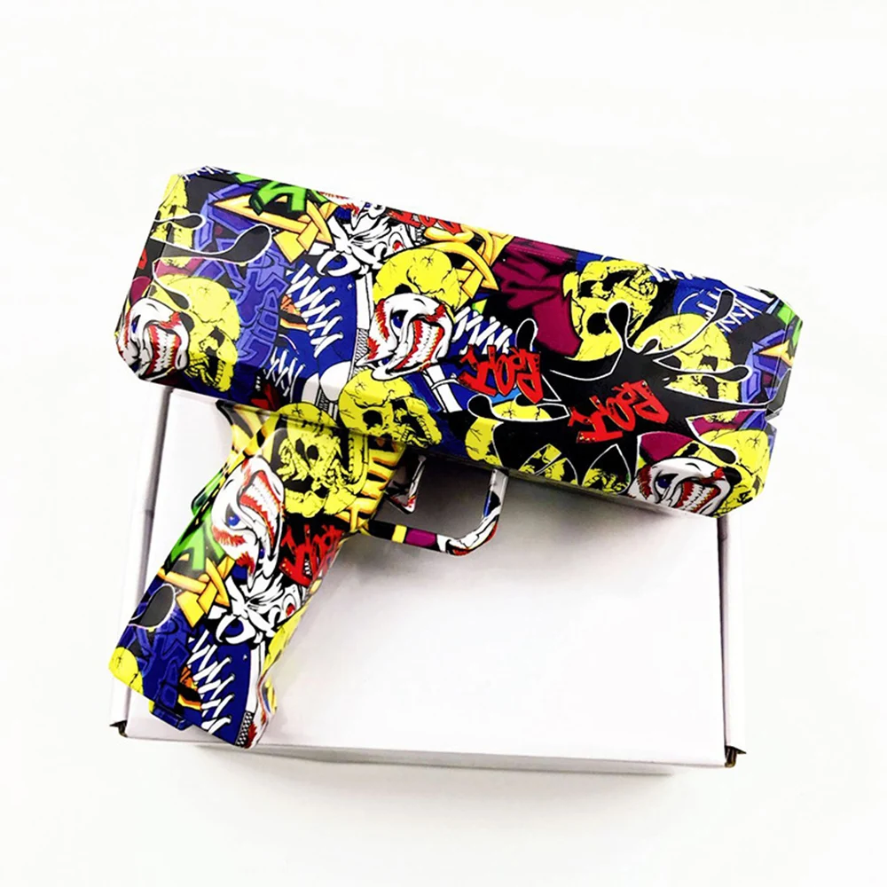 Игрушечный граффити пистолет распылитель 100 шт. для банкнот электрический