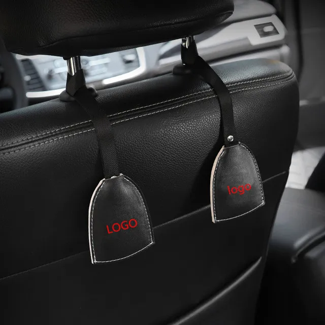 Кожаные многофункциональные крючки спинки сиденья универсальный автомобильный