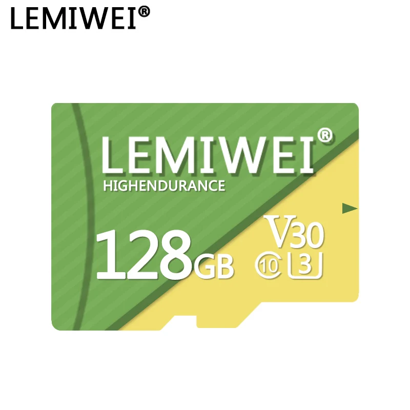 Карта памяти C10 LEMIWEI высокопрочная карта 16 ГБ 32 64 Гб 128 V30 UHS-III TF видеокарта для