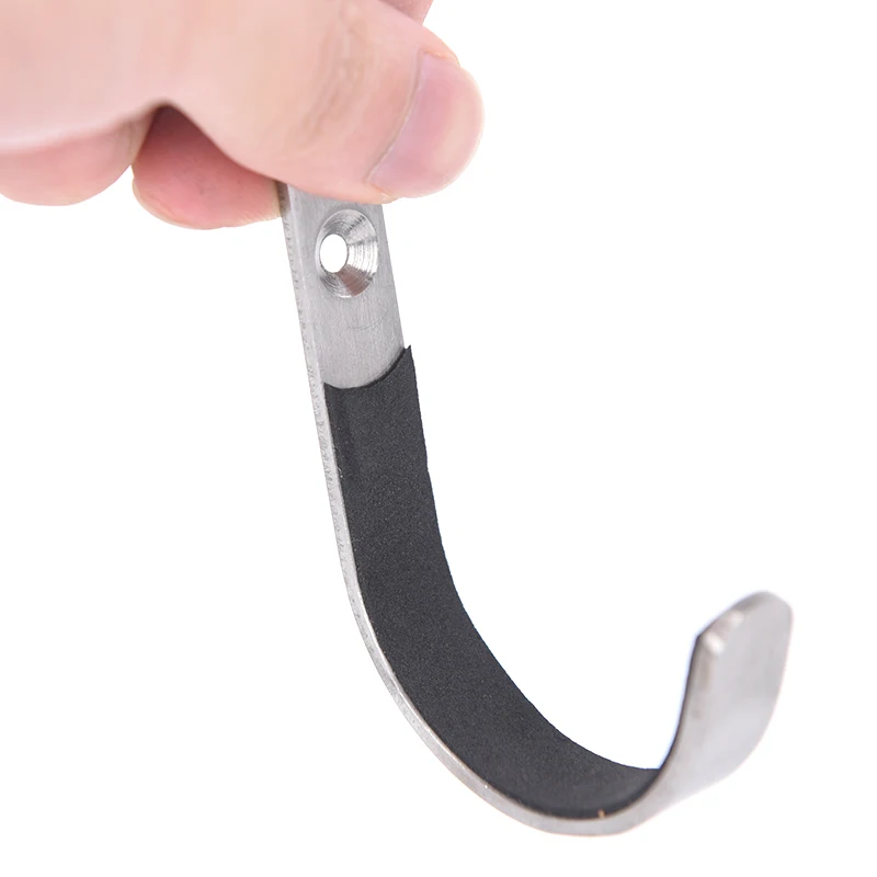 1 пара из нержавеющей стали пистолет настенный стеллаж для хранения J Hook винтовка