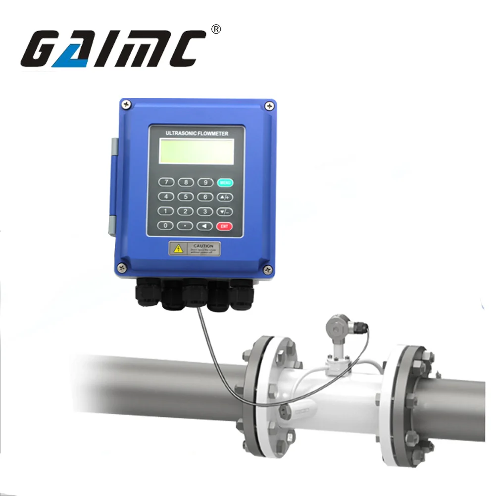 

GUF120A-W China wall mounted Clamp on pipe ultrasonic water flow meter price