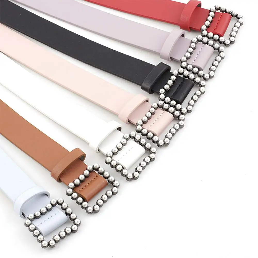 Модный Элегантный женский ремень японское слово пряжка инкрустированная