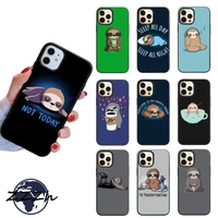 luxury sloth featured phone cover for iphone 6 7 8 plus x xs max xr 11 12 mini pro max se 2020 tpu case