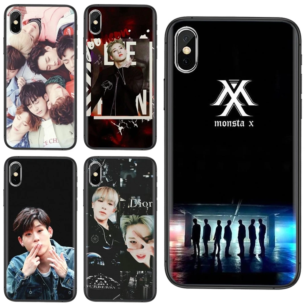 Monsta X Kpop группа мальчиков для молодых девушек Xiaomi Redmi 9 8 7 K40 9A 9C Pro Plus Nfc K30 K20 мягкая