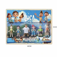 luca action figure toys 6 piecesset lincoln clyde lori lily leni luca lisa luna figure toys for children christmas gift