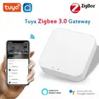 Беспроводной мостовой концентратор Tuya ZigBee 3.0, дистанционное управление через приложение Smart Life, голосовое управление, работает с Alexa, Google Home Assistant