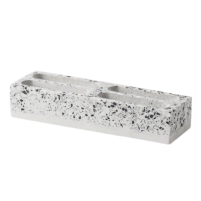 Визитница Terrazzo с именем и держатель для карт настольная стойка органайзер