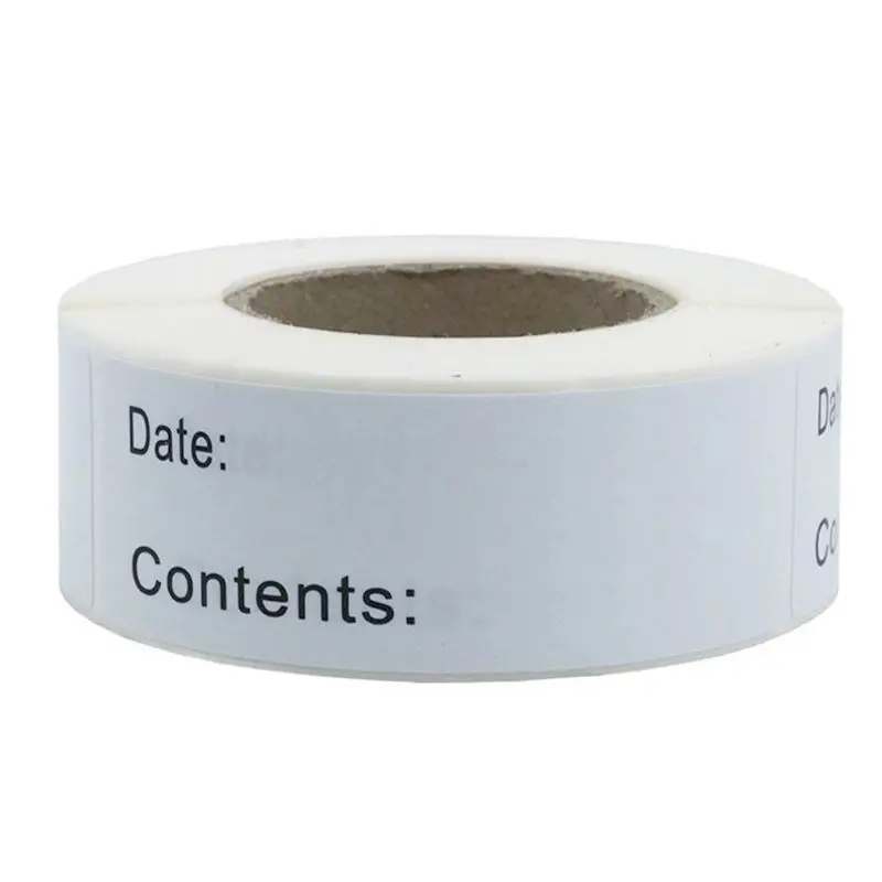 

150pcs/roll Kitchen Sticker Refrigerator Freezer Food Storage Date Content Label