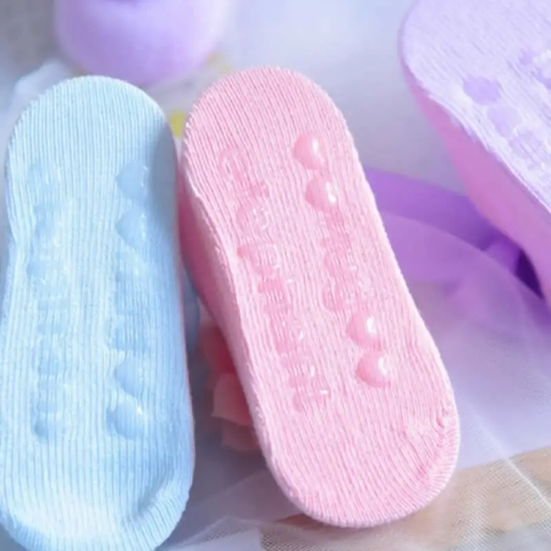 Носки для новорожденных 3 пары кружевных тонких носков маленьких девочек летняя