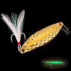 1 шт., металлическая рыболовная приманка-блесна, 2,53,557101520 г