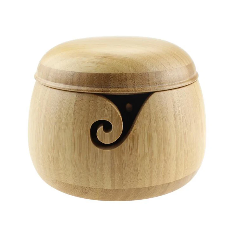 Шерстяная чаша круглая твердая деревянная шерсть инструмент для вязания