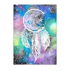 Набор для алмазной живописи, набор для алмазной живописи 5D, Набор для вышивки крестиком из драгоценных камней, 3D Мозаика со звездами, подарок с круглыми бриллиантами