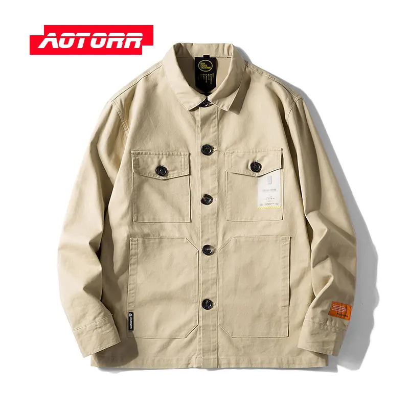 Куртка мужская в стиле хип хоп уличная модная с надписью Брендовая верхняя