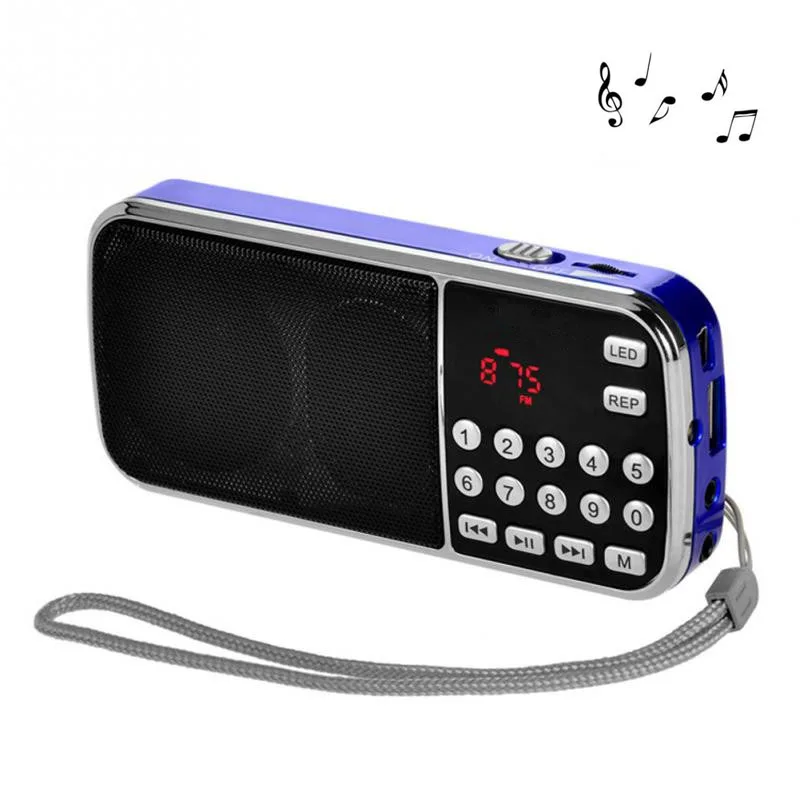 Портативный HIFI мини динамик MP3 аудио музыкальный плеер Усилитель фонарика