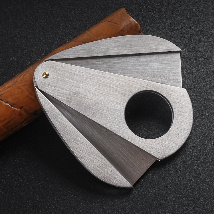 Двойные лопасти острый сигарный нож Нержавеющая сталь карман гаджеты Zigarre