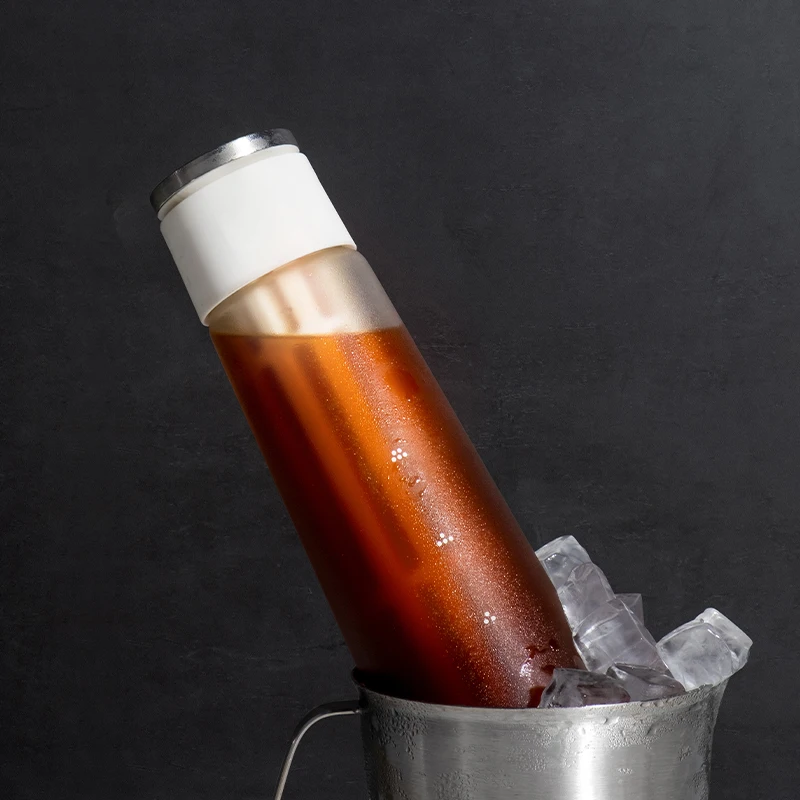 Конус для холодного приготовления льда 600 мл чашка кофе матовый стеклянный