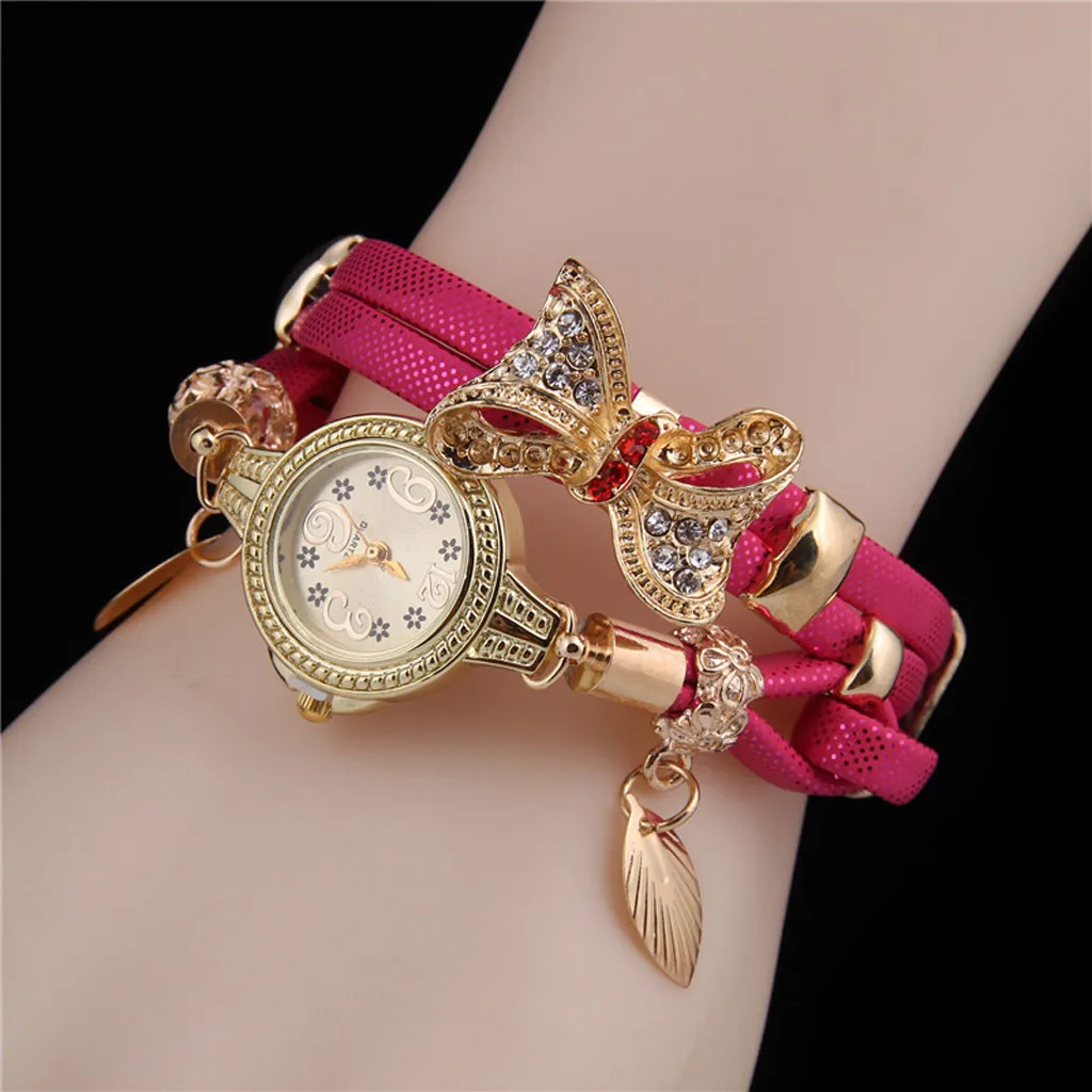 

Women's Corded Leather Watch With Quartz Wristwatch Watches Women Fashion Watch 2021 Designer Digital Watch For Girls Relogio