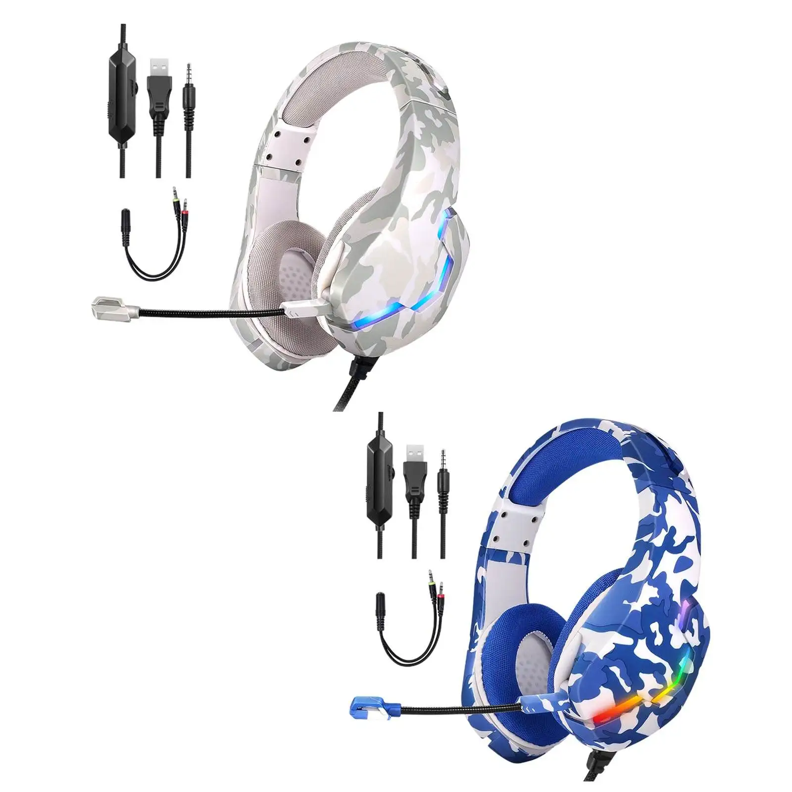 

Игровая гарнитура J10, мягкие наушники с шумоподавлением и микрофоном, 3,5 мм