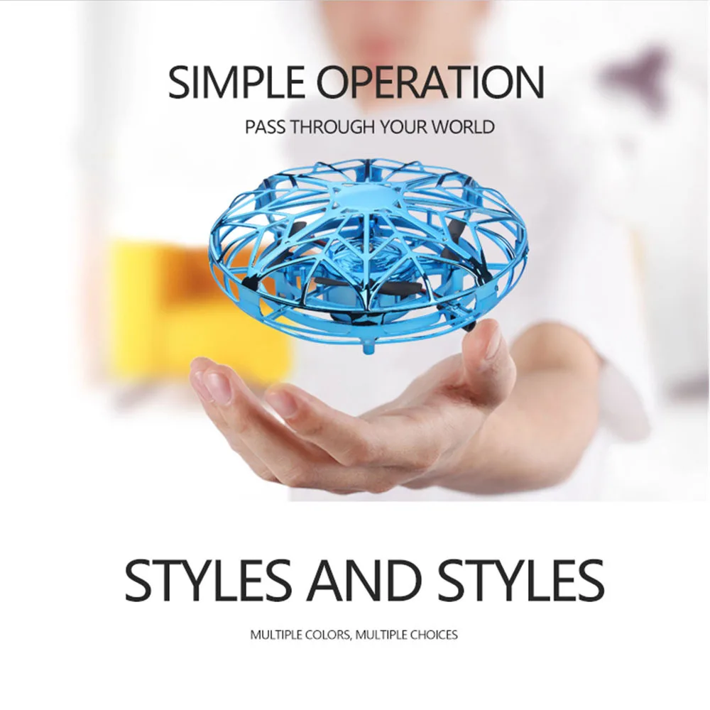 Мини Дрон НЛО ручное управление вертолет на радиоуправлении Квадрокоптер