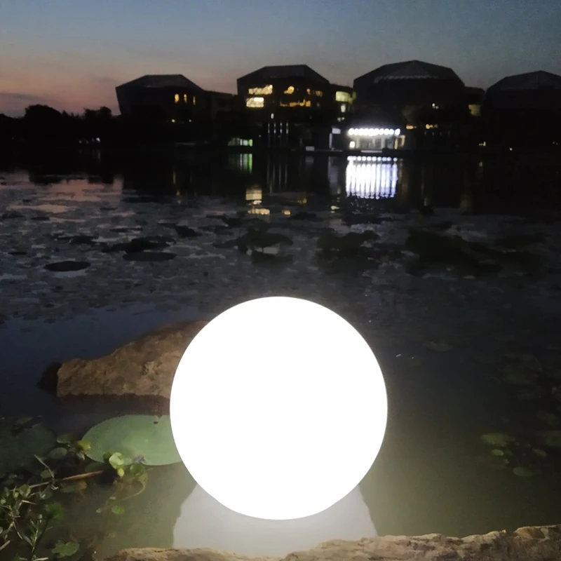 40cm Solar Swimming Pool Ball Light Outdoor Lawn Light Garden Decoration Light  Solar Charging Remote Control Floating Light