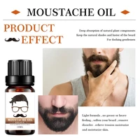 10ml natural men beard fast growth enhancer essential oil effectively improve dryness relieve itching softening beard oil