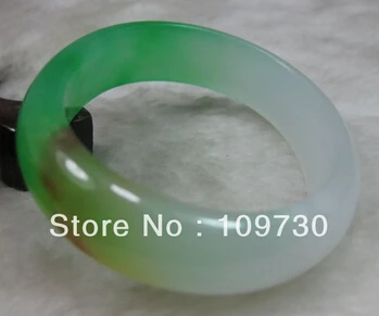 free shipping &gt&gt&gt&gt&gt909321 NATURE GREEN RED YELLOW WHITE &quot D&quot Shape Oval JADE JADEITE BRACELET BANGLE | Украшения и