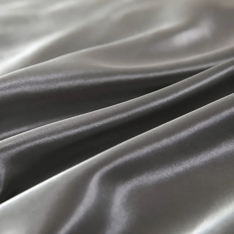 Шелковый атлас плоская простыня защитный чехол на матрас гладкое покрывало