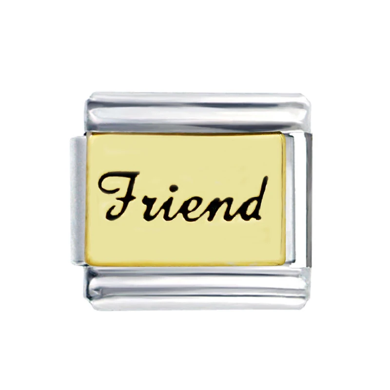 Оптовая продажа составные звенья классическая позолоченная пластина 9 мм лучший