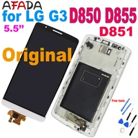 original 5 5 screen for lg g3 d850 d855 d851 lcd display touch screen digitizer assembly replacement repair parts for lg g3 lcd