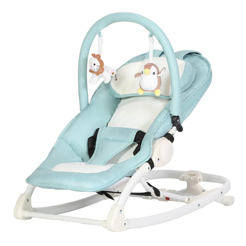 CHBABY Baby Rocking Chair European Aluminum Tube Baby Multi-function Folding Chair Cradle A604A Luxury  Swinging Chair