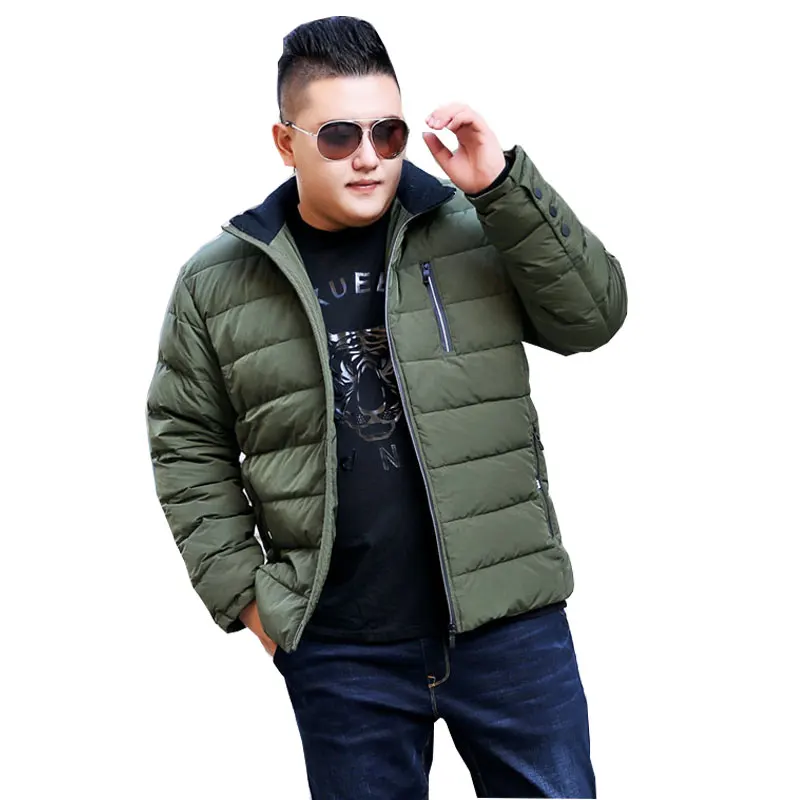 

Зимняя мужская теплая куртка, Модная парка, повседневная куртка, короткий абзац, утепленная мужская черная куртка большого размера XL-9XL 10XL