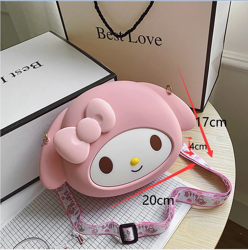 

Korea Cute Japan Anime Melody Bag Cartoon Phone Bag Case For Daily Supplies Crossbody Shoulder Bags Universal Pouch