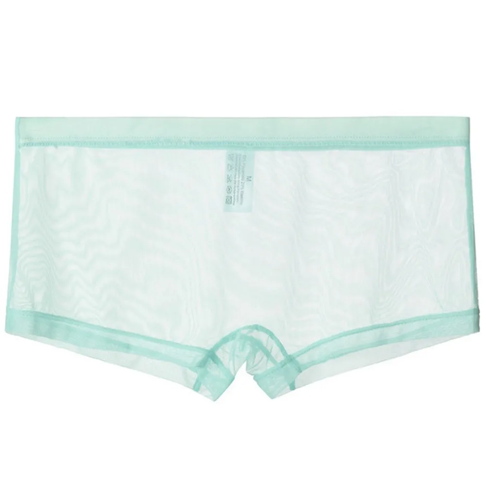 

Men's See Through Underwear Sexy Mesh Pants Transparent Boxers Briefs Underpant Shorts Panties Male Gays Sissy Lingerie Inmitate
