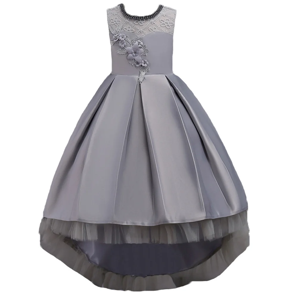 Женское кружевное платье с цветочным кружевом для девочек-подростков | Детская