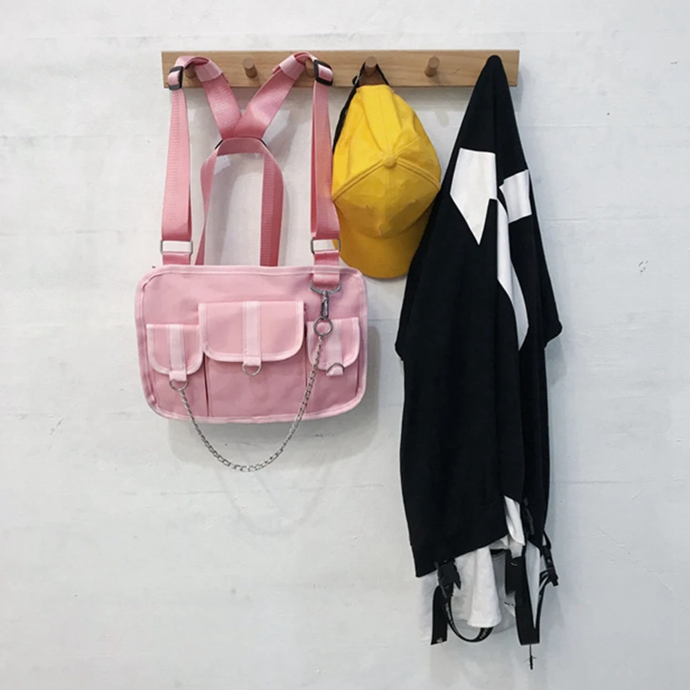 

Men's Chest Bag Fashion Hip-Hop Vest Streetwear Bag Waist Bag Tooling Bag Vest Bag