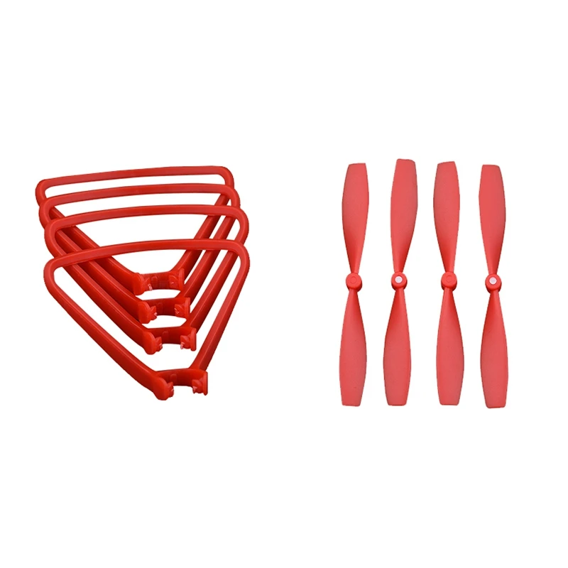 

Propeller and Propeller Guard Protection Ring Part for Xiaomi Mitu Drone Mi(Red)