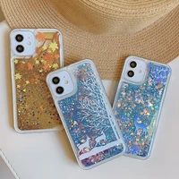 dynamic liquid quicksand phone case for iphone 13 pro max 12 mini 11 xr xs 6 7 8 plus se 2020 fashion cute painted glitter cover