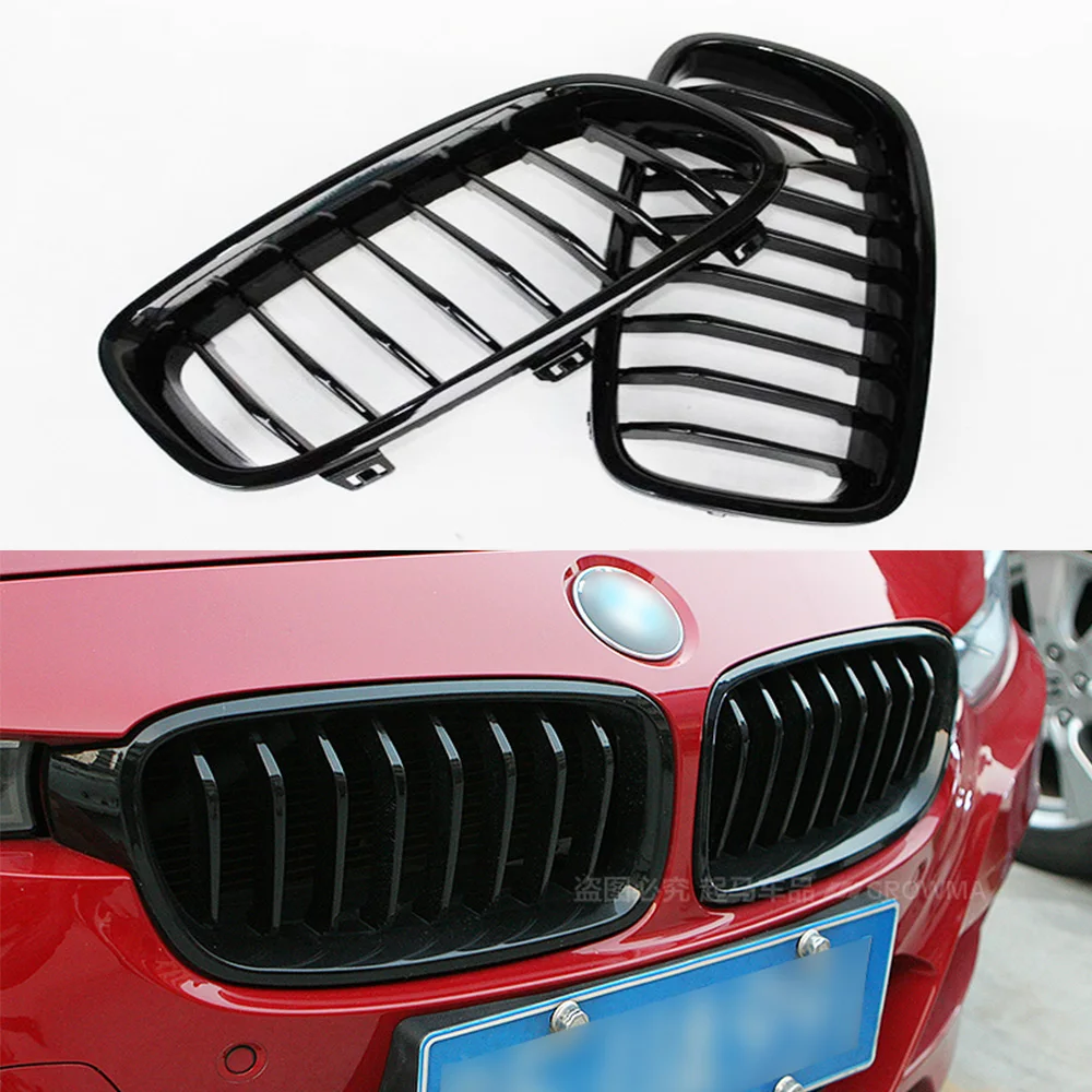 F30 M3 Стиль глянцевый черный ABS авто передний бампер сетка гриль решетка для BMW 2011