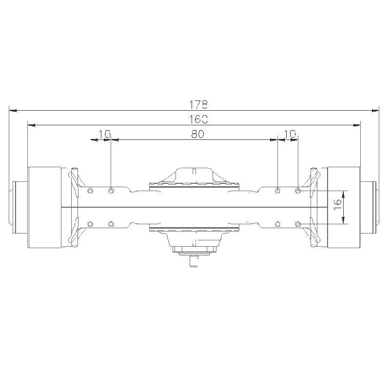 Bestellen Metall Rad Reduktion Durch Differential Schloss Achse Für 1/15 RC Hydraulische LESU Loader DIY Modell Trcuk