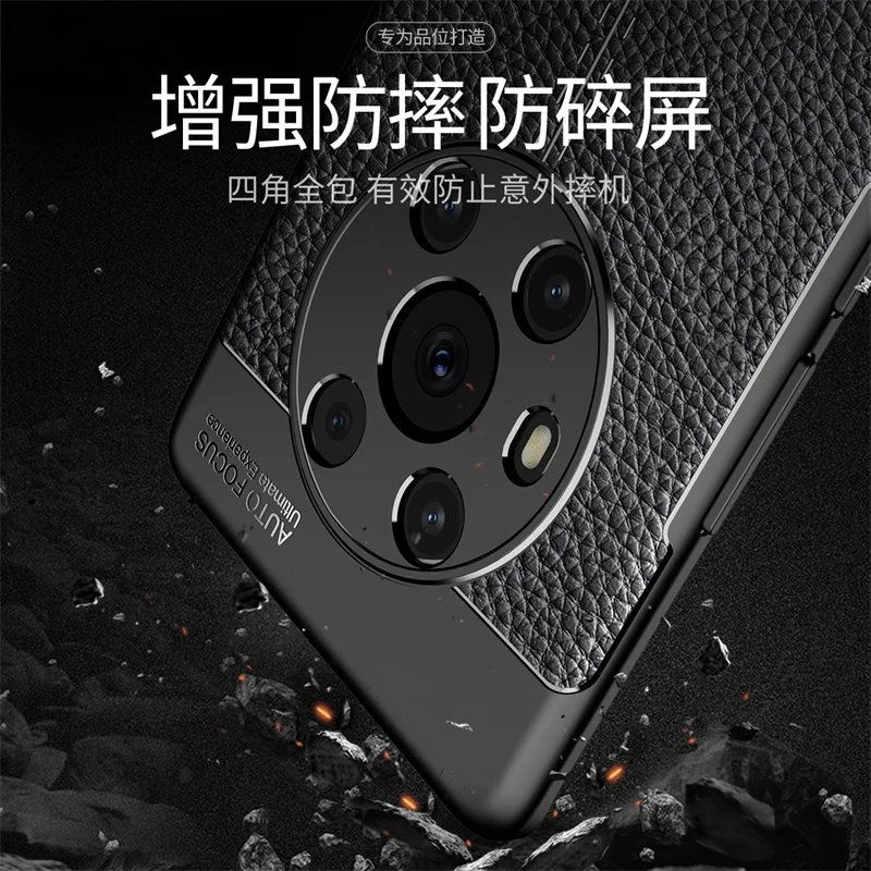 For Cover Honor Magic 3 Case For Honor Magic 3 Capas Shockproof Armor Phone Back Soft TPU Leather Cover For Honor Magic 3 Fundas