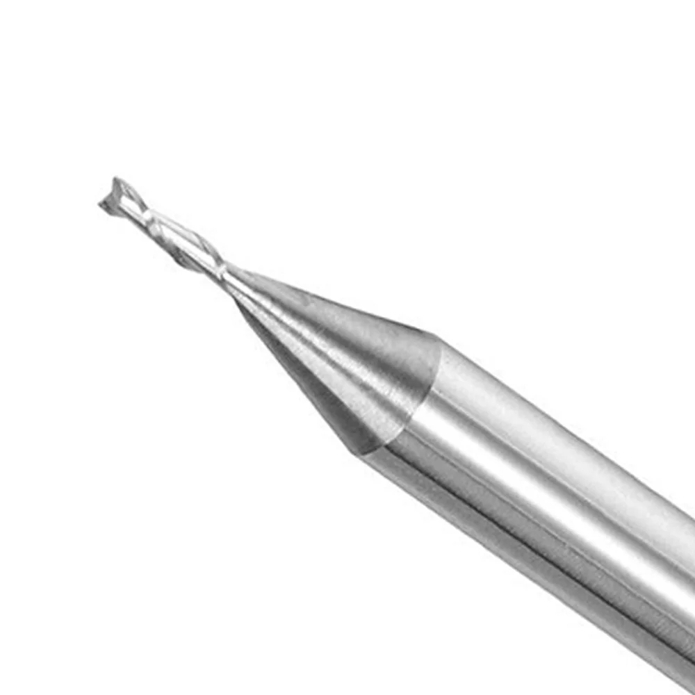 

5PCS/kit End Mill 1/8" Shank 0.8mm X 3mm Carbide Cutter Tools 2 Flute Replacement End Mills Accessories